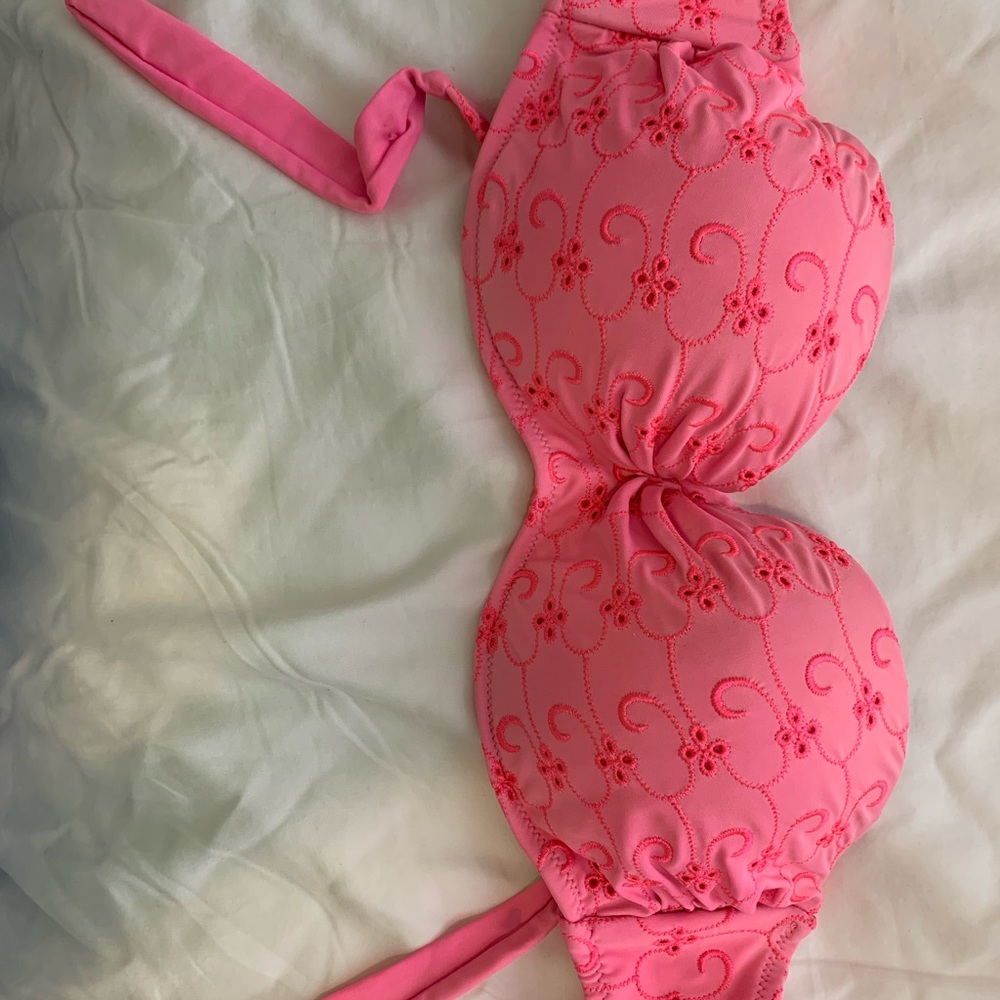 Italy Pink Bikini Top